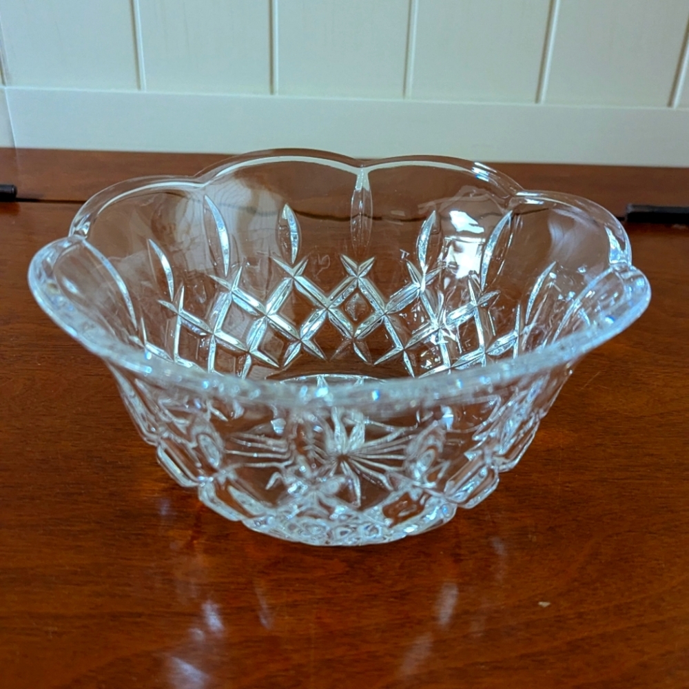 Vintage Gorham King Edward Crystal Bowl